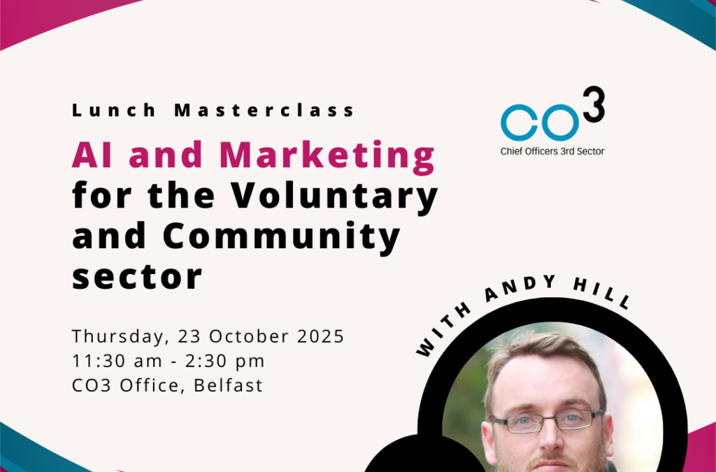 AI and Marketing for the Voluntary and Community Sector with Andy Hill