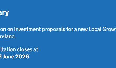 Have Your Say on the Future of Local Growth Funding